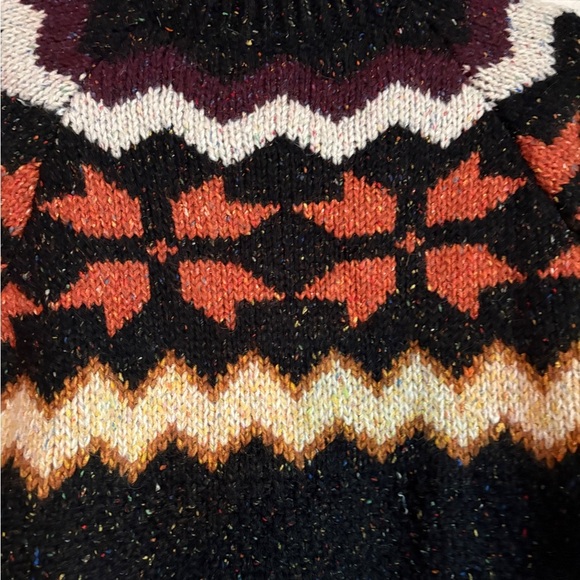 Gemelli Italian Wool blend colorful sweater - Picture 2 of 5